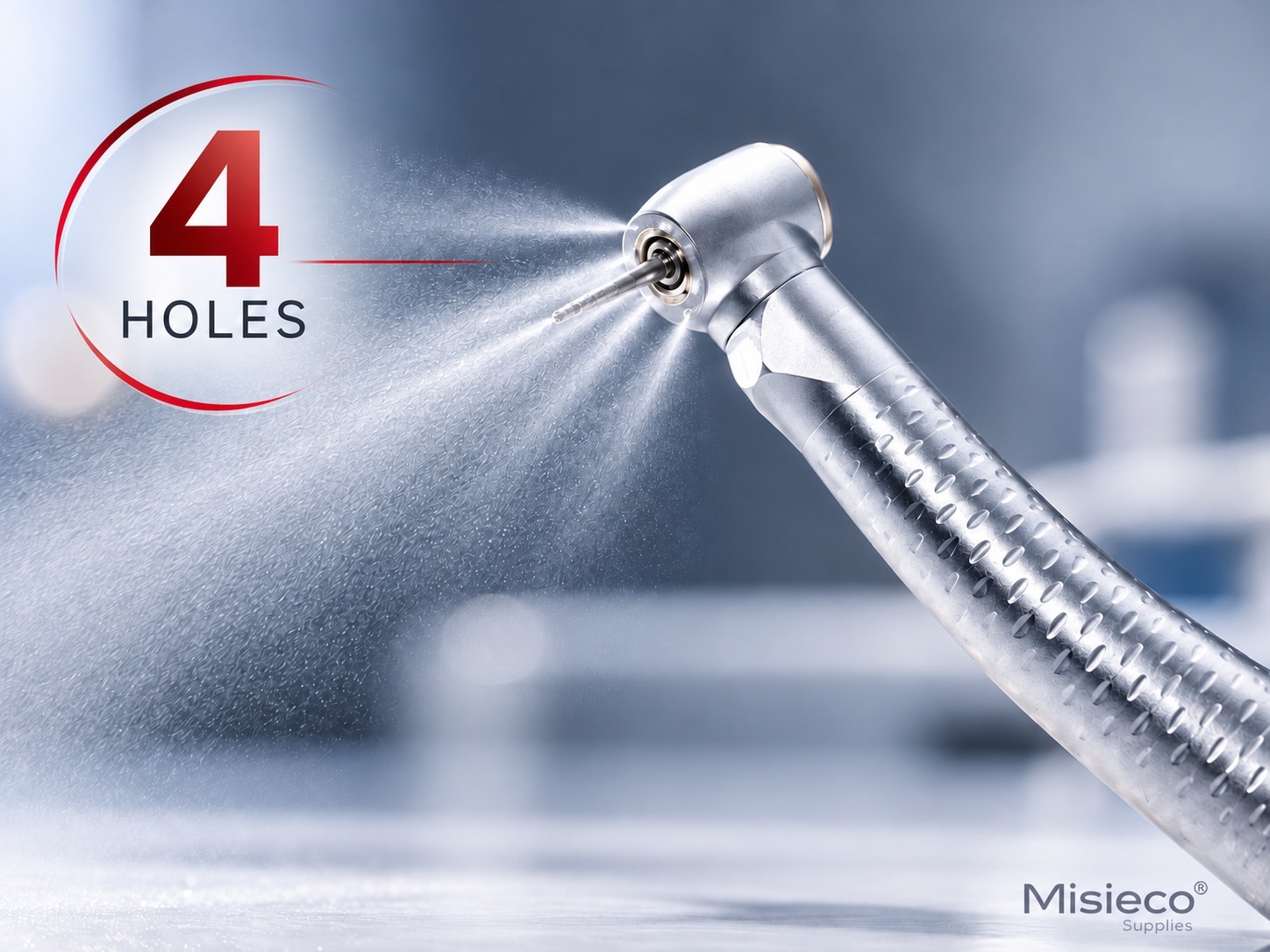 4-Hole LED High-Speed Dental Handpiece